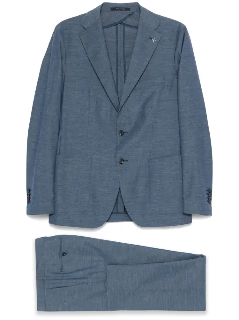 Tagliatore denim-effect suit