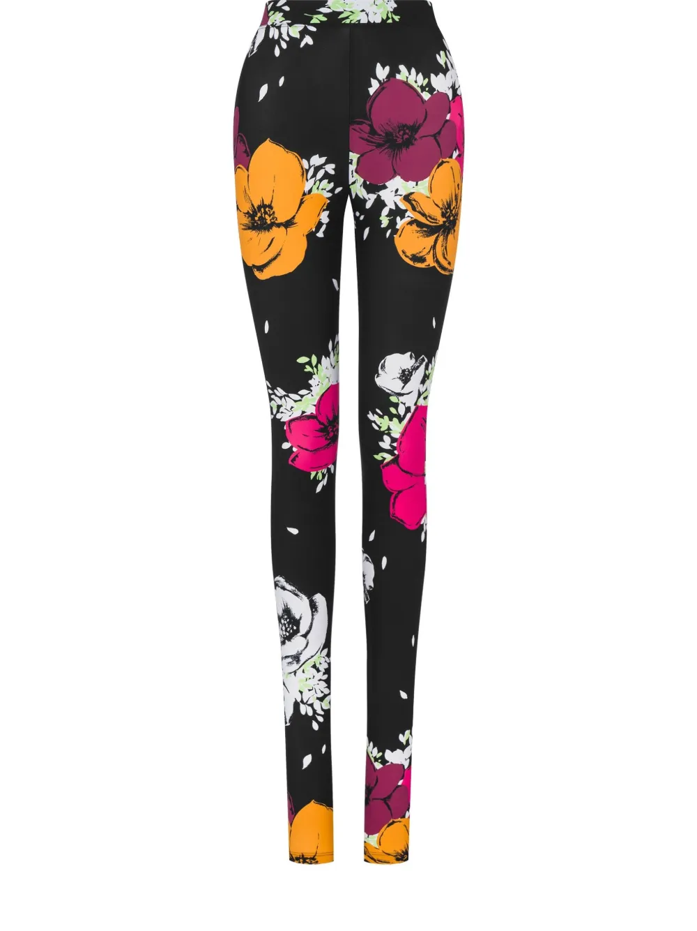MOSCHINO JEANS Legging met bloemenprint Zwart