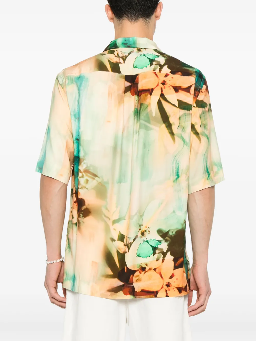 Paul Smith Overhemd met print Groen