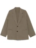 STEIN windproof single-breasted blazer - Green