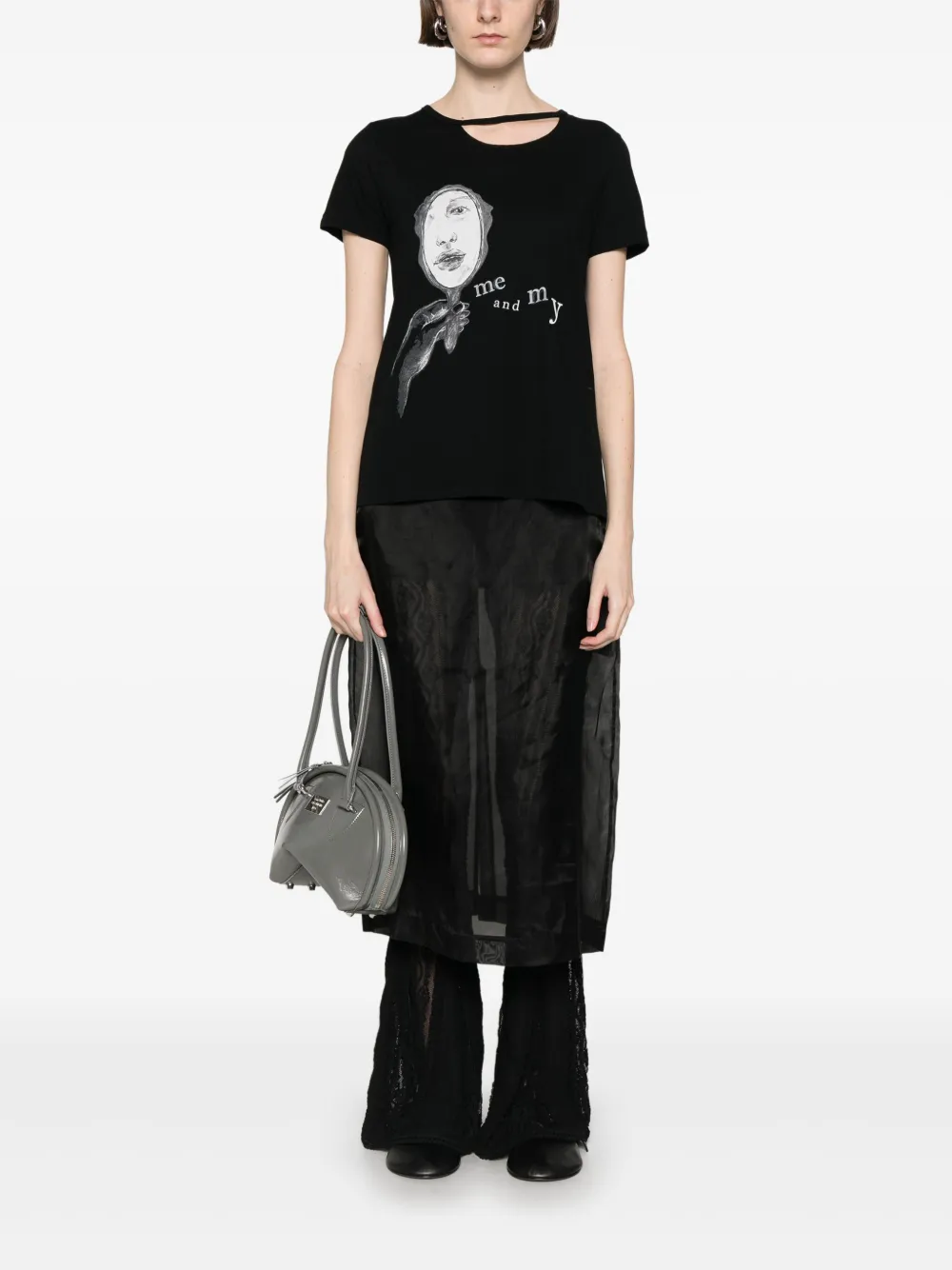 Yohji Yamamoto playera con ilustración estampada | Playeras y jerséis | Image 2