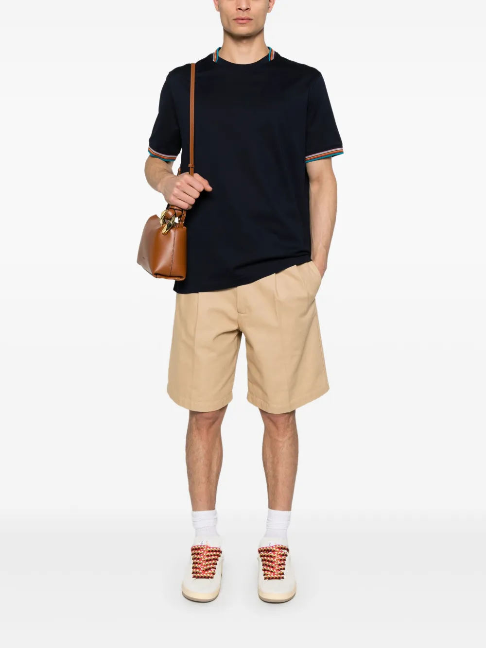 Paul Smith T-shirt met kenmerkende strepen - Blauw