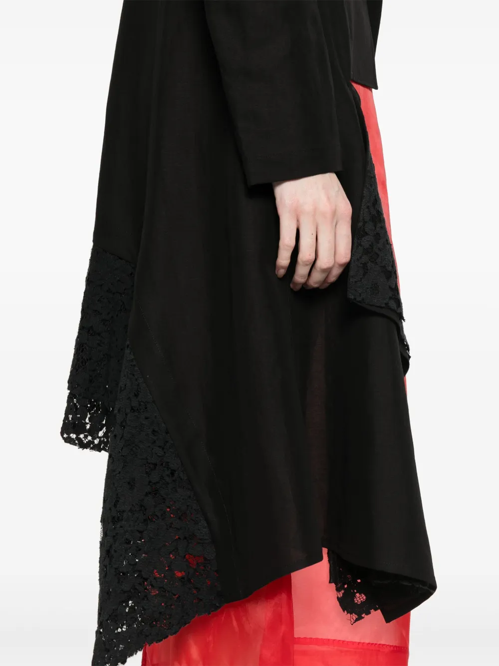 Yohji Yamamoto Asymmetrische blazer Zwart