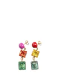 Louis Vuitton Pre-Owned 2011 Resin & Crystal Cosmopolitan Drop Push Back Earrings costume earrings - Gold