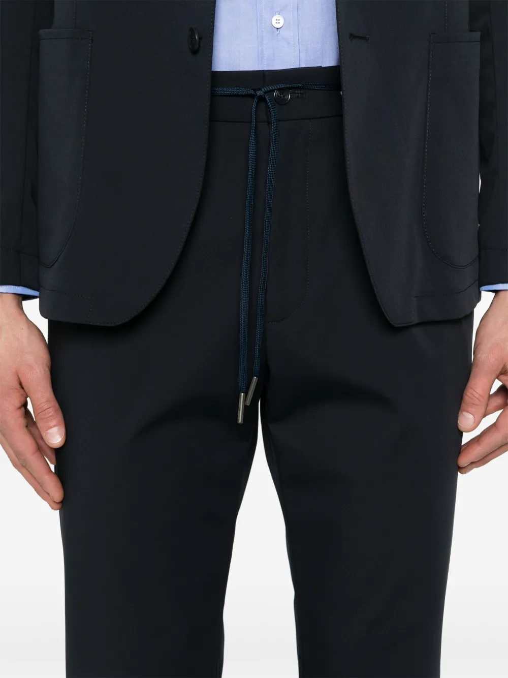 Tagliatore Pak met enkele rij knopen Blauw