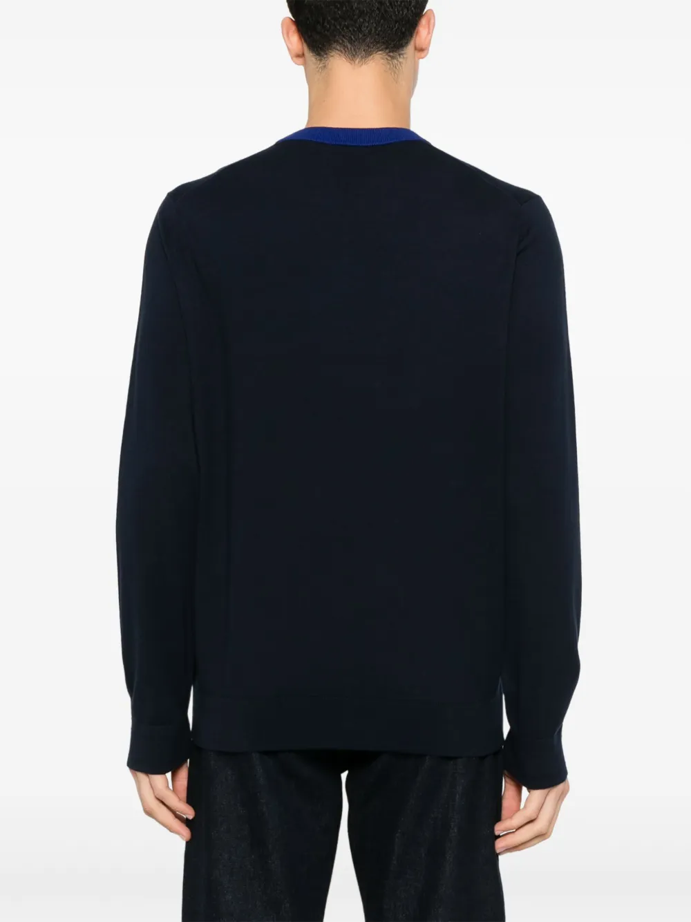 Paul Smith Gebreide top van biologisch katoen Blauw