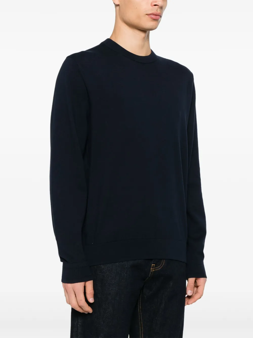 Paul Smith Gebreide top van biologisch katoen Blauw