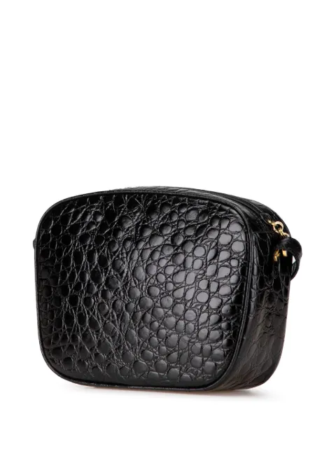 Ferragamo Pre-Owned 2000-2024 Croc Embossed Leather Vara crossbody bag IRGIV1EICXY4PGUB - 1