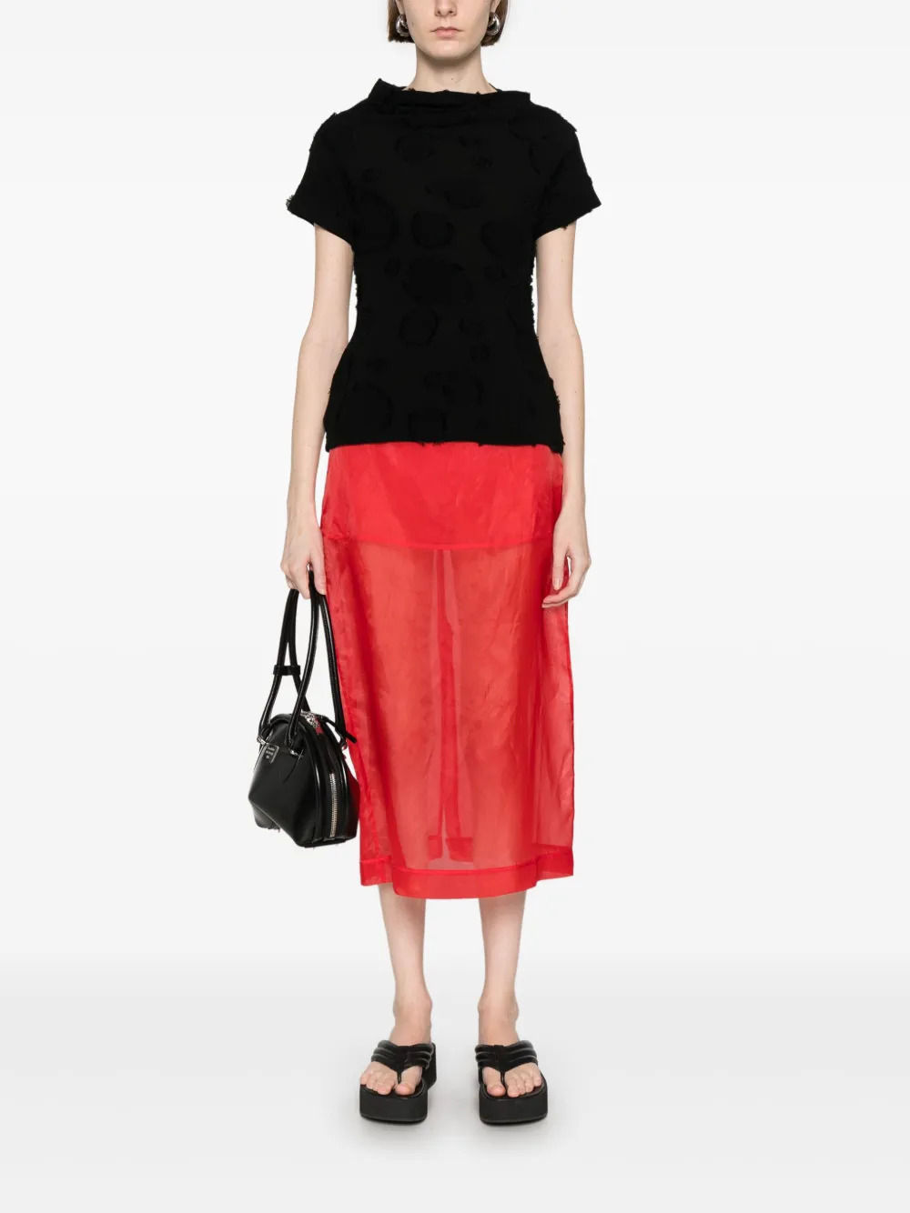 Yohji Yamamoto playera con detalles deshilachados | Playeras y jerséis | Image 2