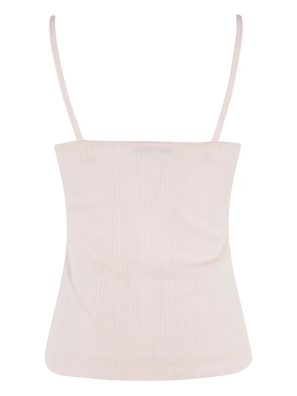 Maison Kitsuné Tanktop met logopatch Roze