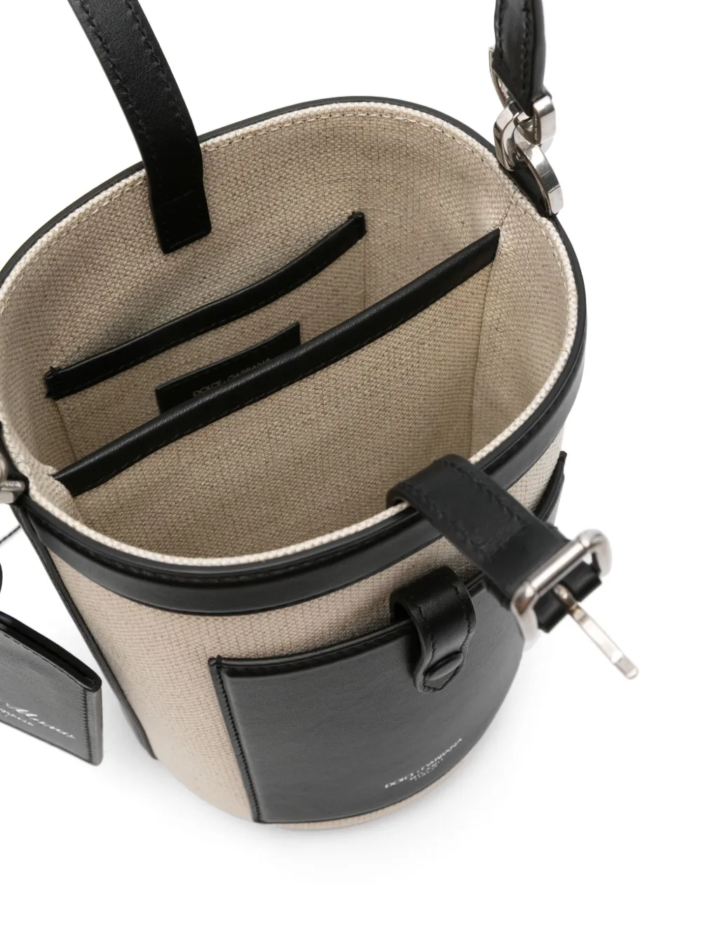Dolce & Gabbana Canvas messengertas Zwart