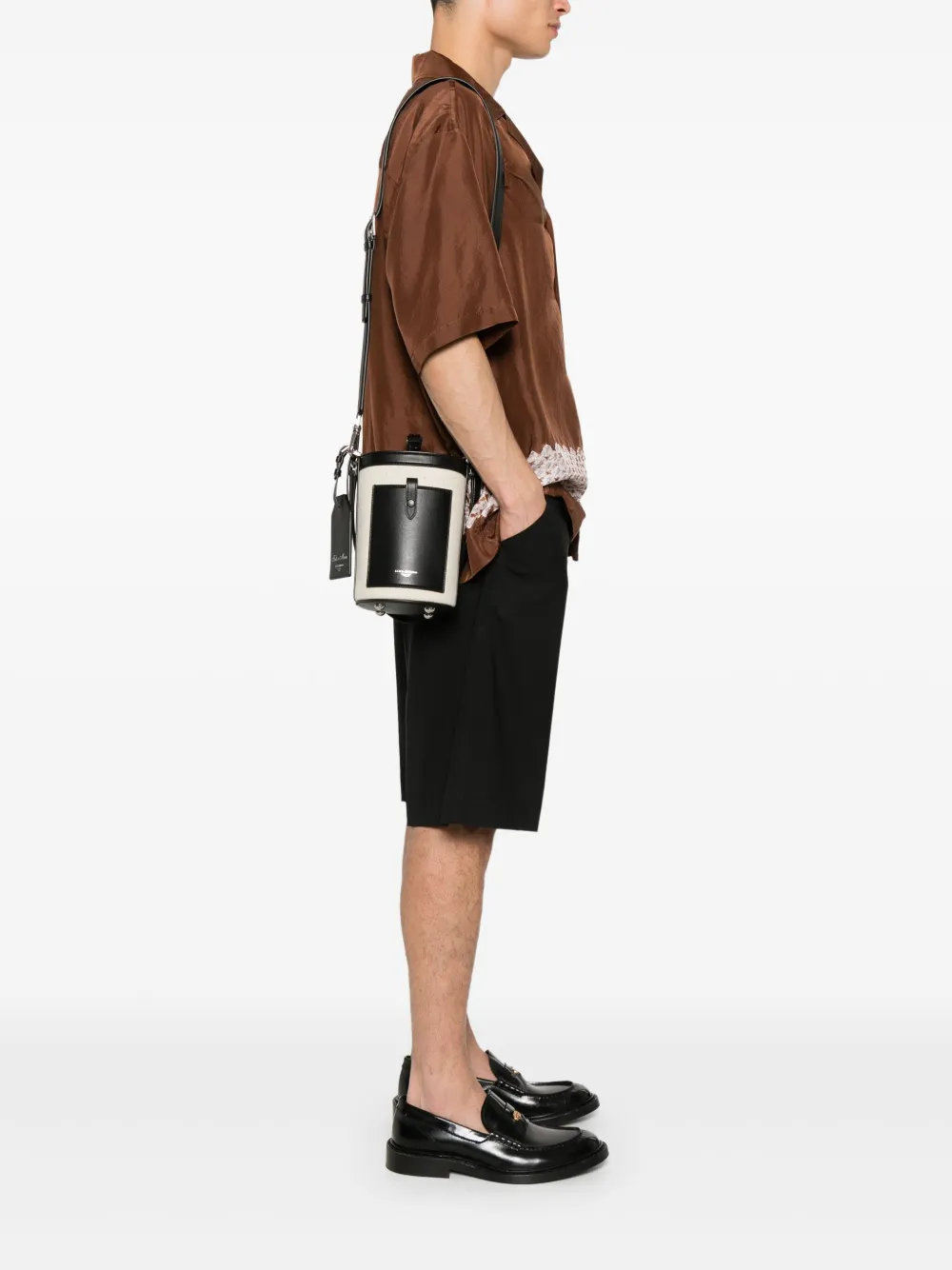 Dolce & Gabbana Canvas messengertas - Zwart