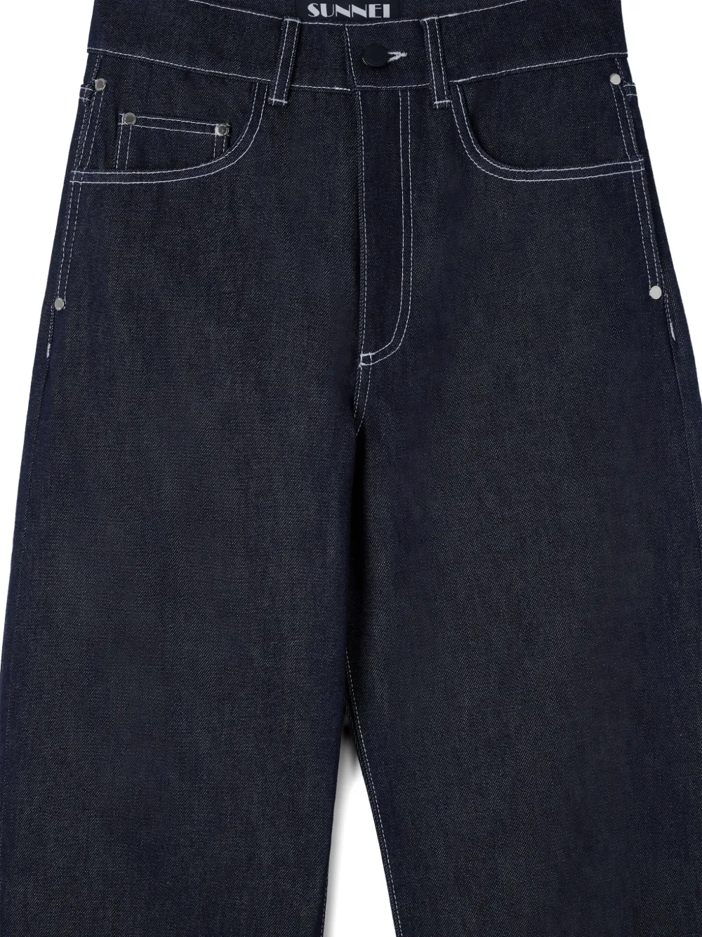 Sunnei contrast-stitching jeans | Tapered-Jeans | Image 2