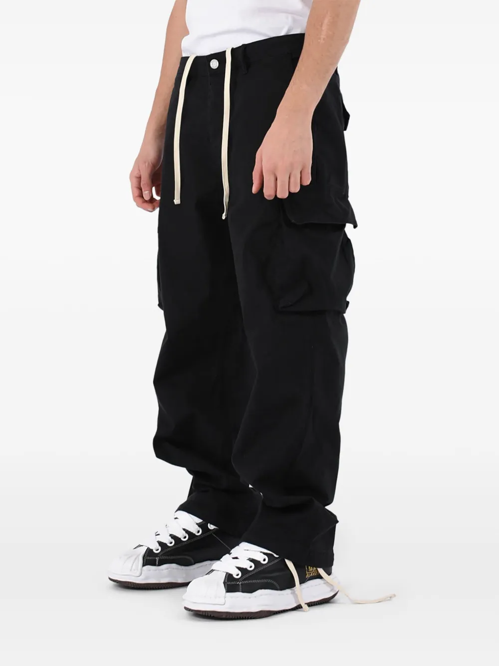 purplebrand Purple Brand Katoenen cargo jeans - Zwart