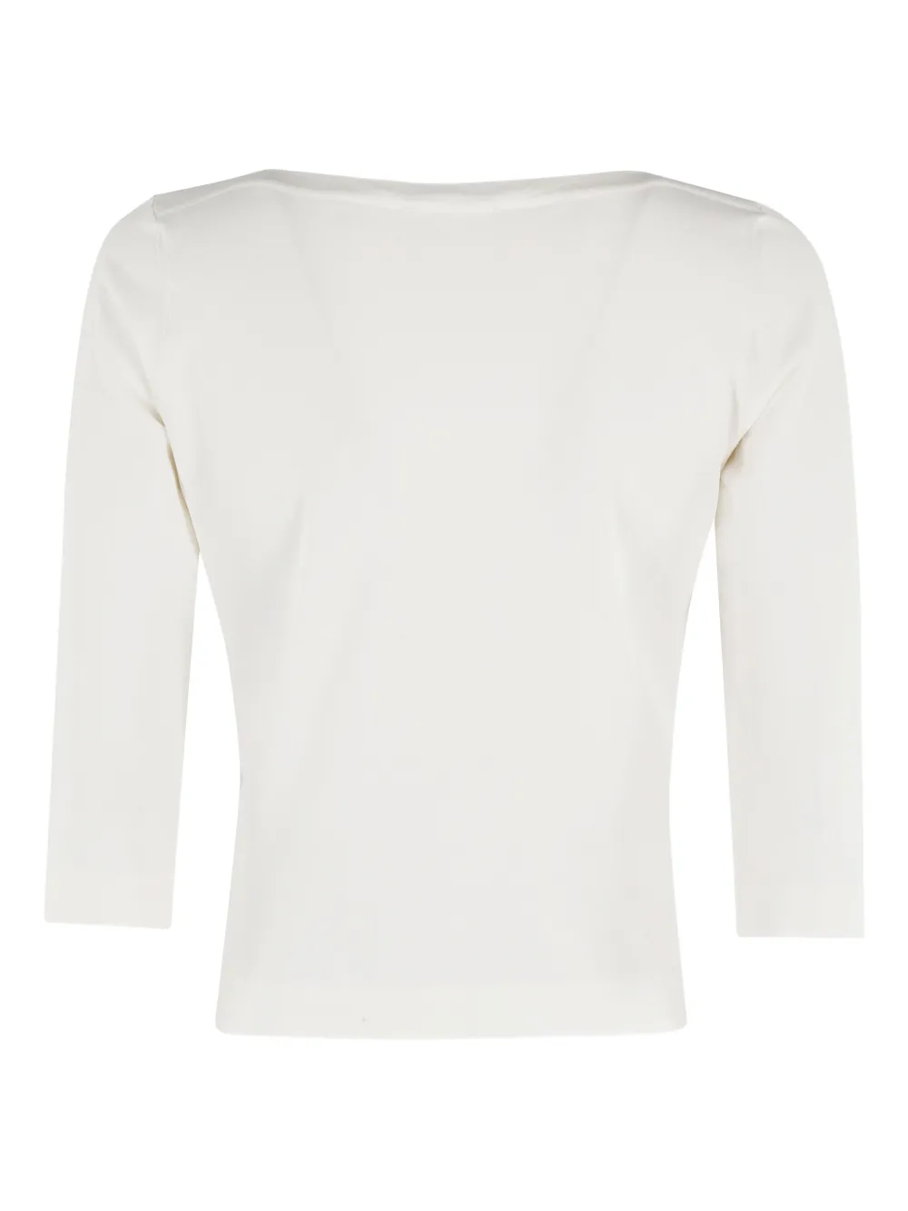 Roberto Collina three-quarter length-sleeves t-shirt - Wit