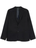 Paul Smith linen unlined blazer - Blue