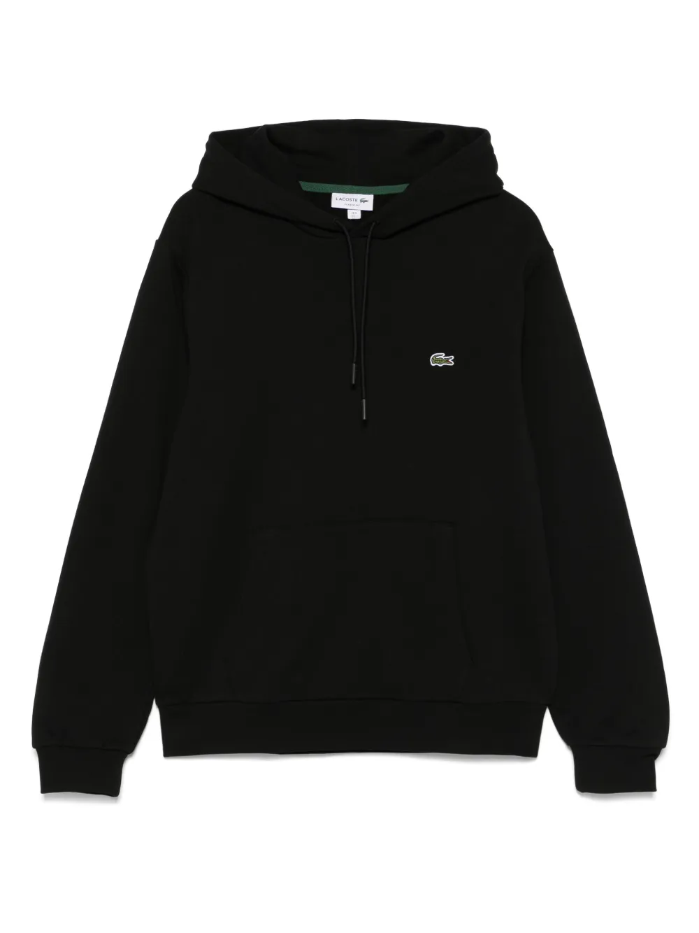 Lacoste Hoodie met logopatch Zwart