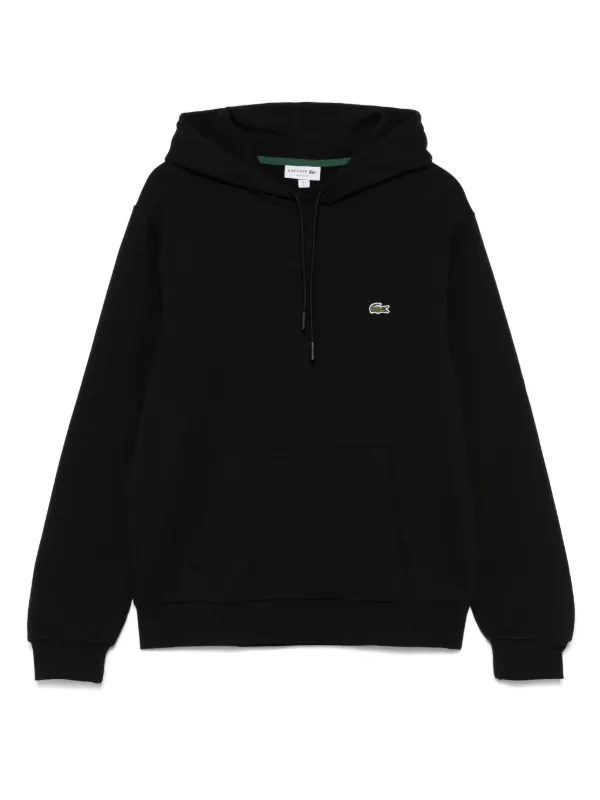 Lacoste logo-patch Hoodie | Black | FARFETCH ZA