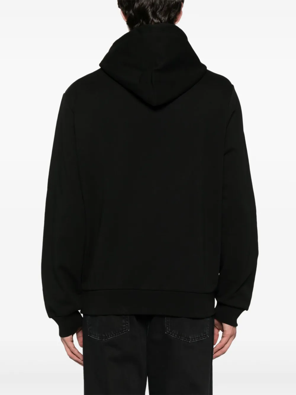 Lacoste Hoodie met logopatch Zwart
