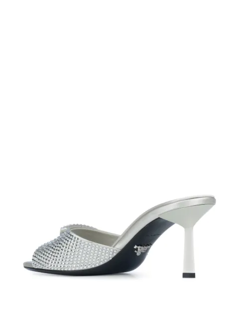 Prada crystal-embellished mules 1XX669F0752AWL - 2