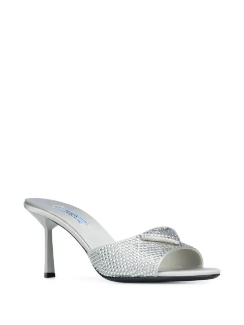 Prada crystal-embellished mules 1XX669F0752AWL - 1