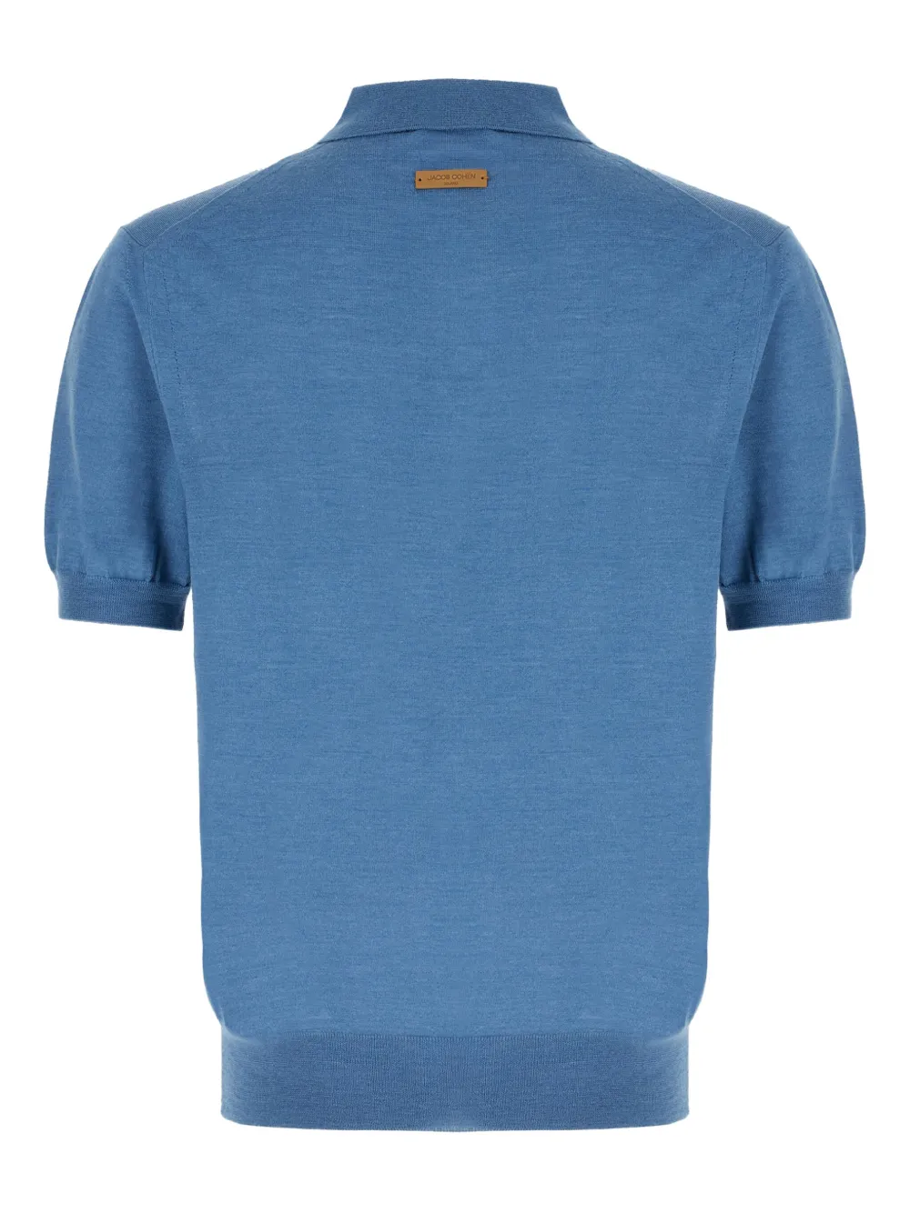 jacobcohën Jacob Cohën Fijngebreid poloshirt - Blauw