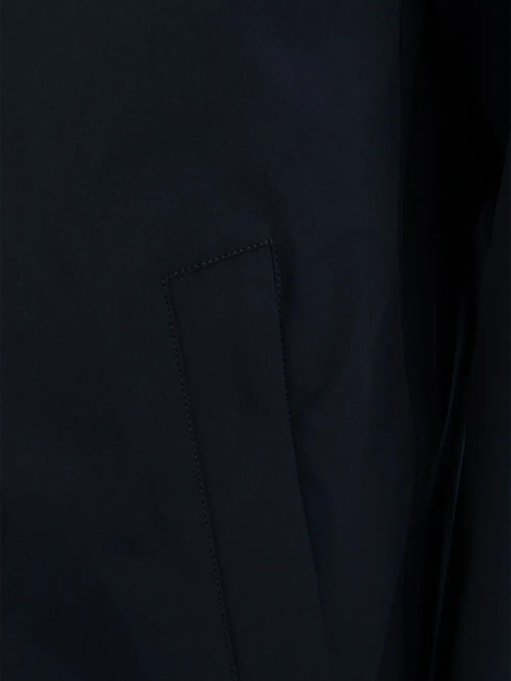 Duno Trenchcoat met enkele rij knopen Blauw