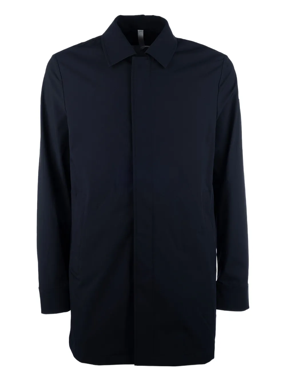 Duno single-breasted trench coat Blauw