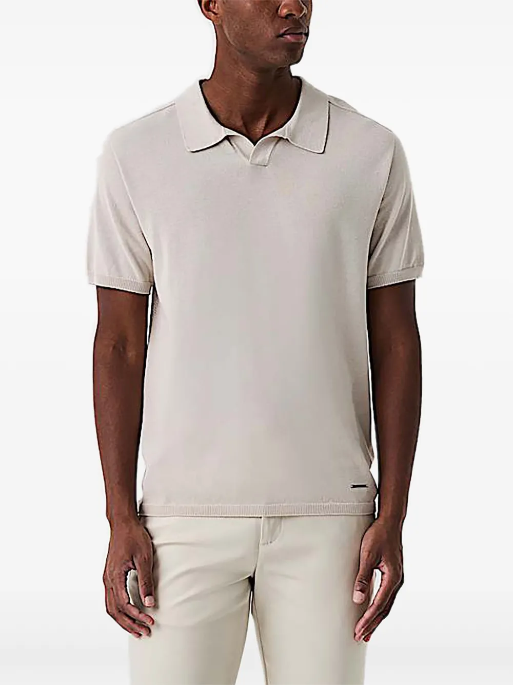 Alphatauri Seamless 3D Knit polo shirt - Grigio