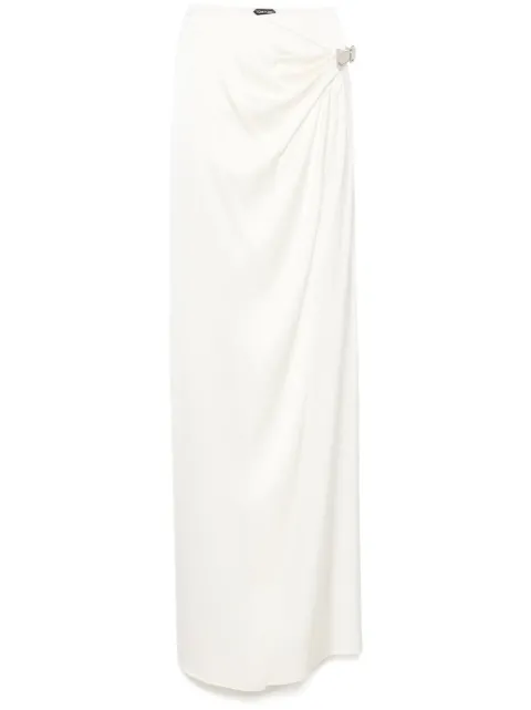 TOM FORD silk maxi skirt