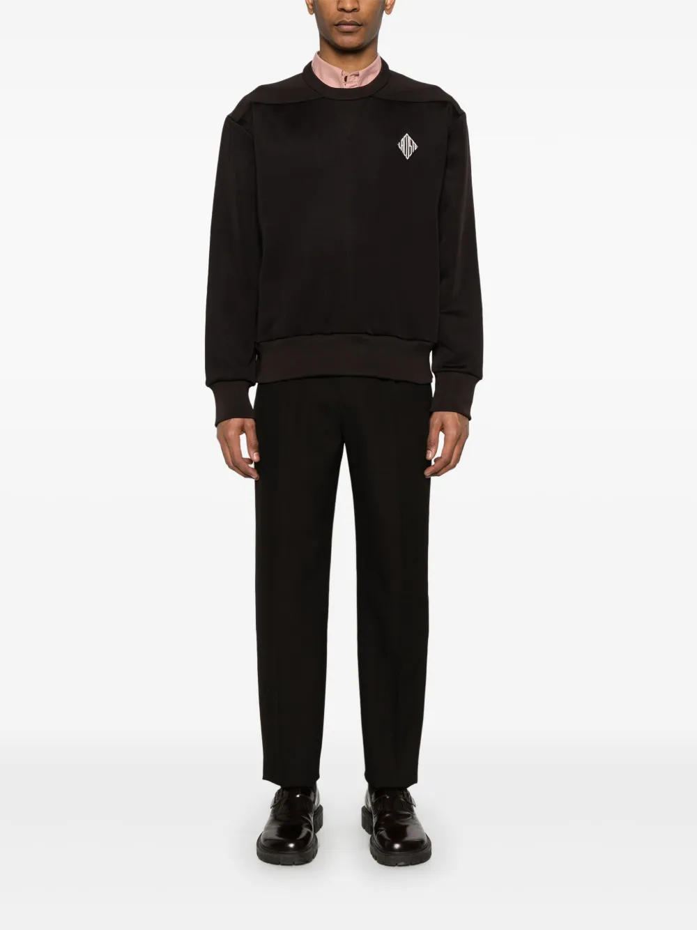 Lacoste Badges I sweater - Bruin