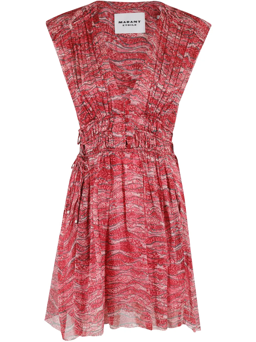 MARANT ÉTOILE sleeveless dress | Red | Image 1
