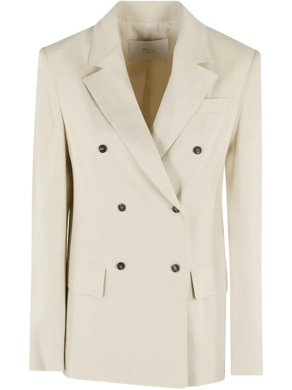 Tela blazer con doble botonadura | neutro | Image 1