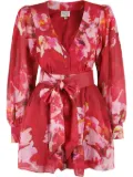 Hemant And Nandita floral mini dress - Red