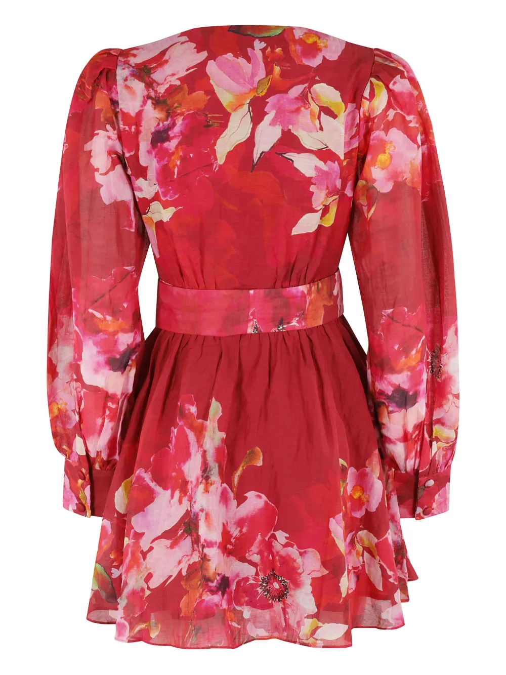 Hemant And Nandita Mini-jurk met bloemenprint - Rood