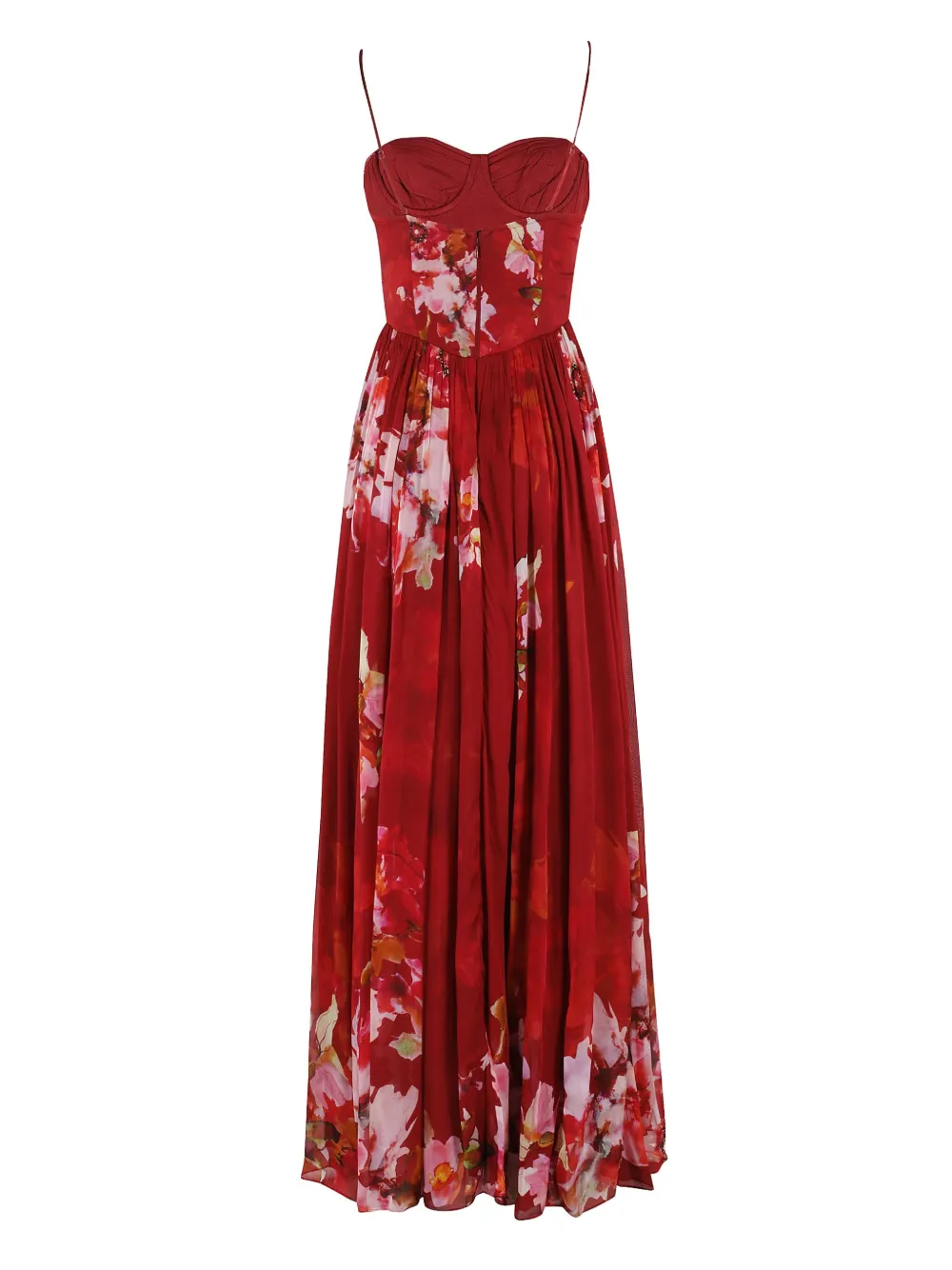 Hemant And Nandita Jurk met bloemenprint - Rood