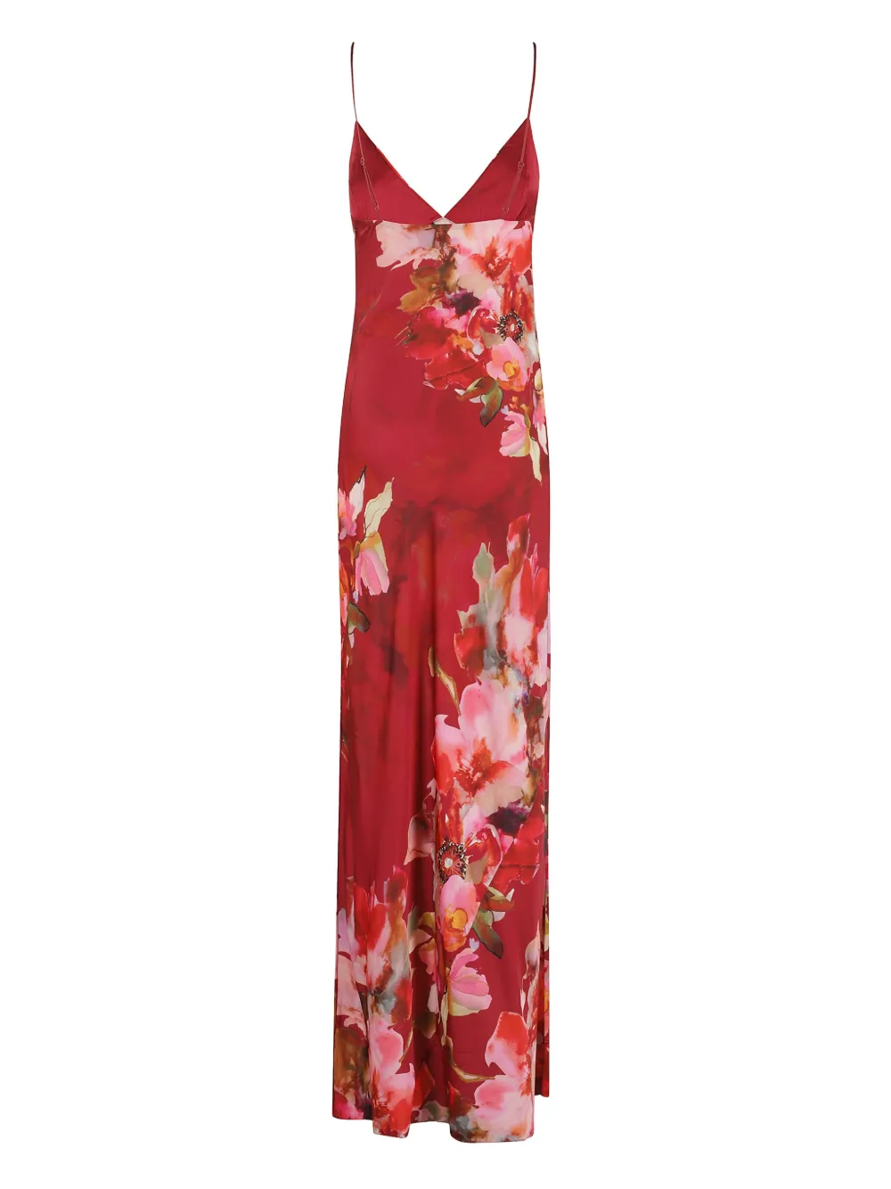 Hemant And Nandita floral-print midi dress - Rood