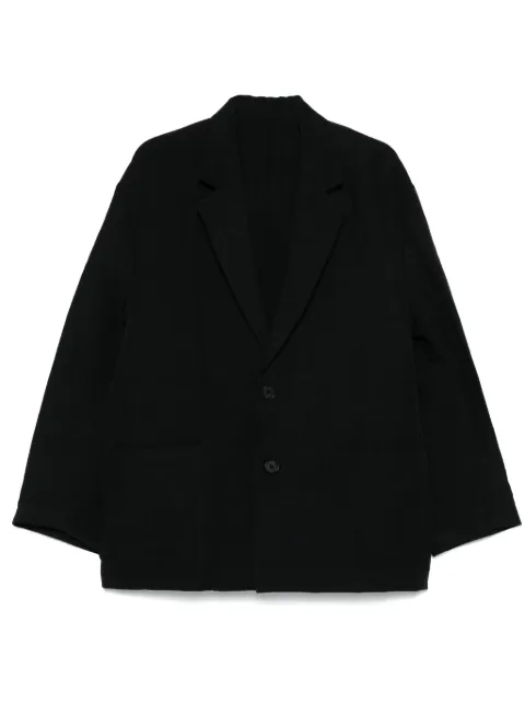STEIN poplin single-breasted jacket