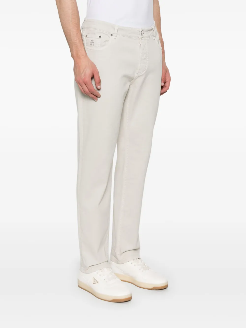 Brunello Cucinelli Twill broek Beige