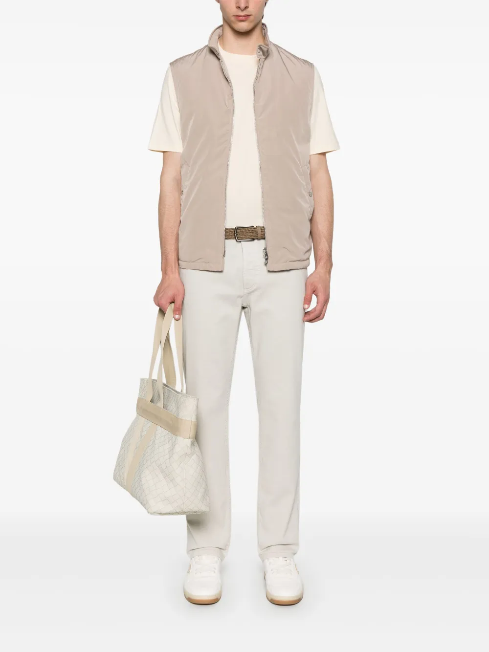 brunellocucinelli Brunello Cucinelli Twill broek - Beige