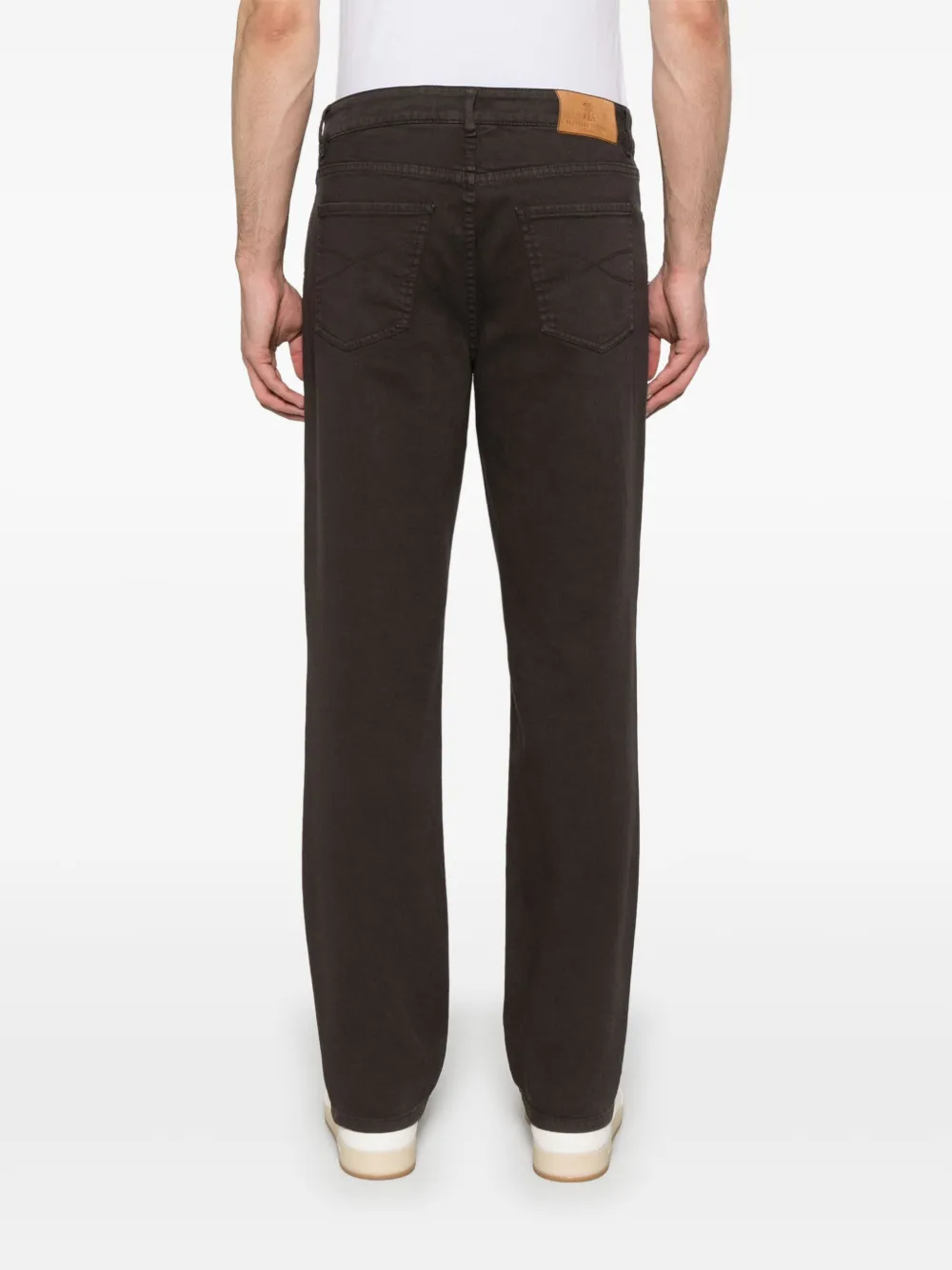 Brunello Cucinelli Twill broek Bruin