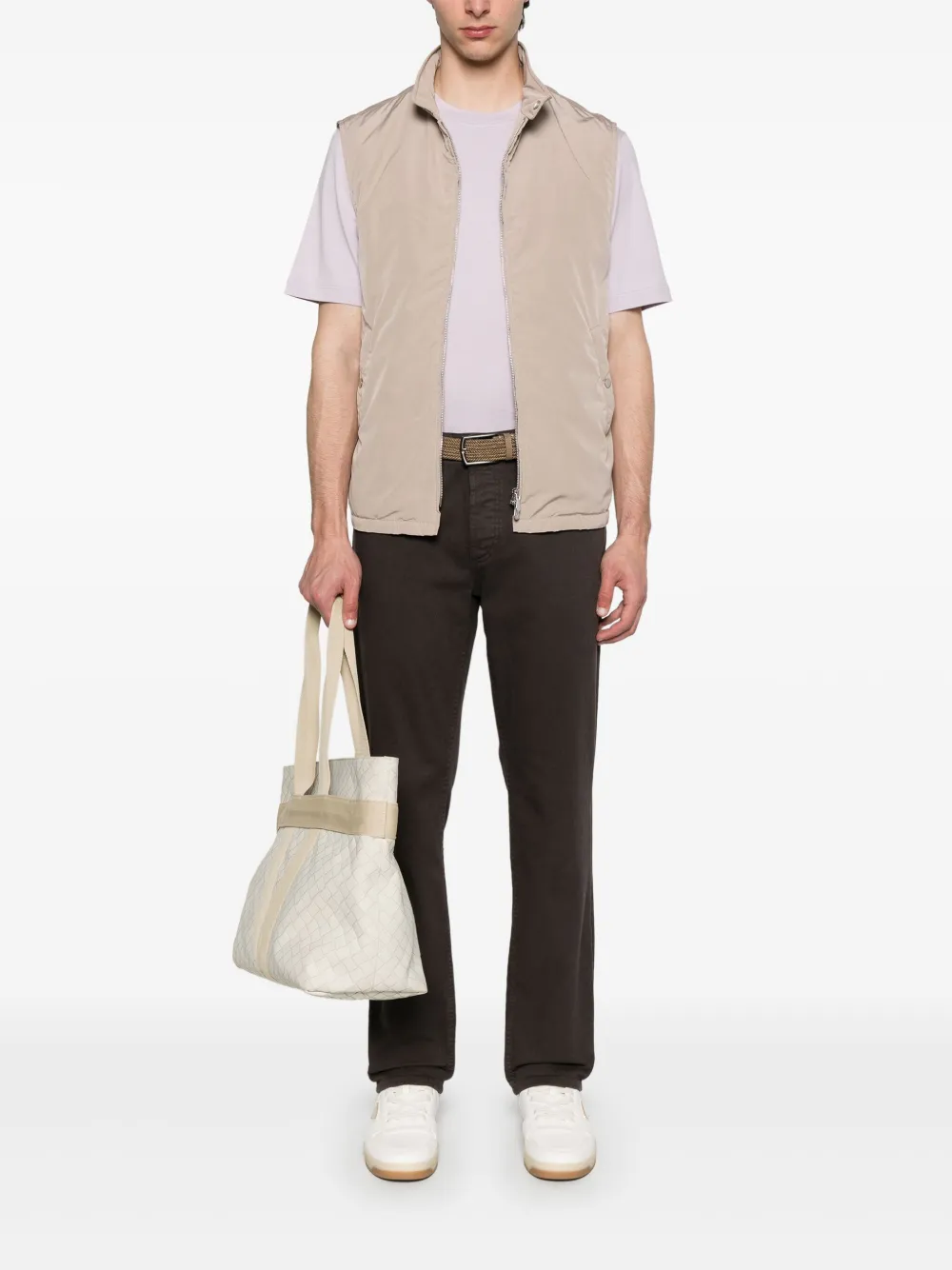 brunellocucinelli Brunello Cucinelli Twill broek - Bruin