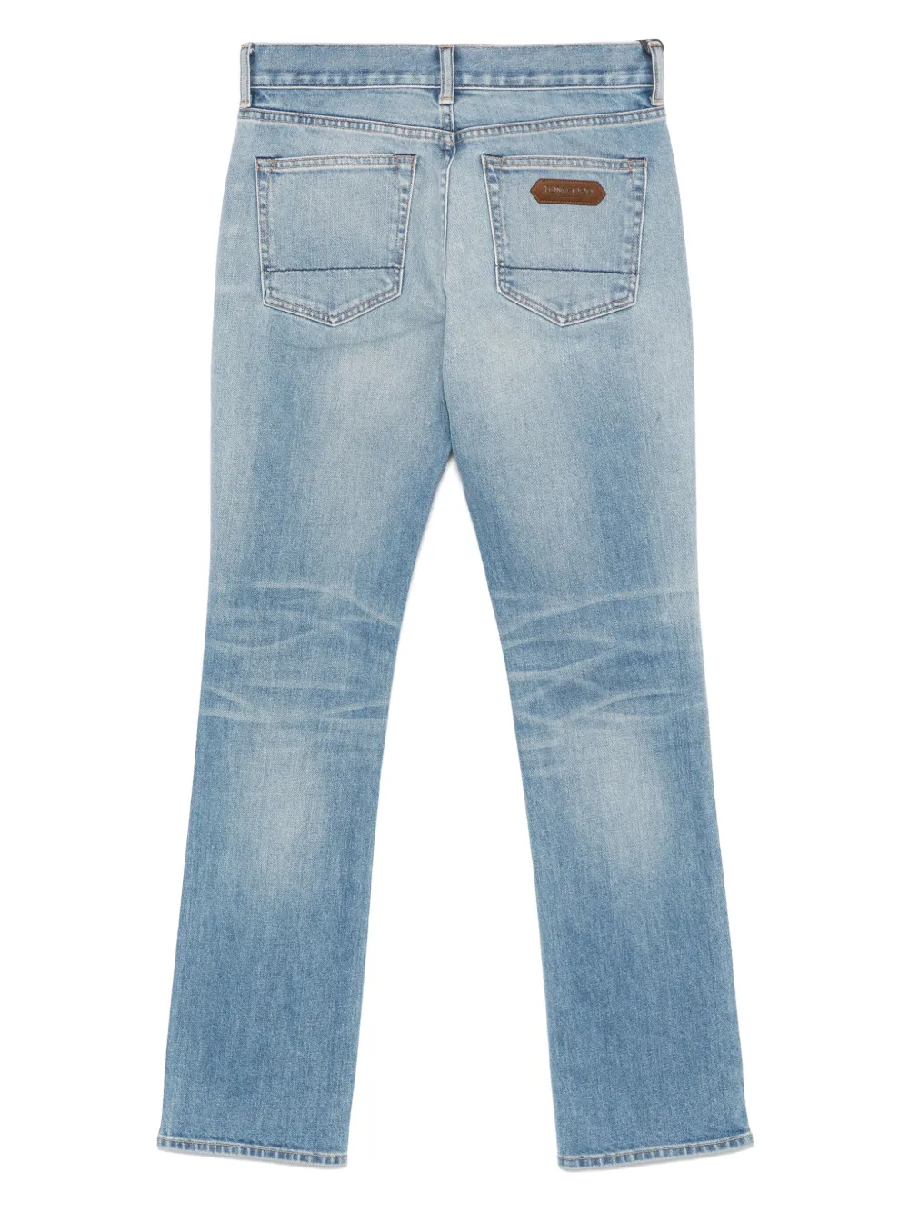 tomford TOM FORD Jeans met logopatch - Blauw