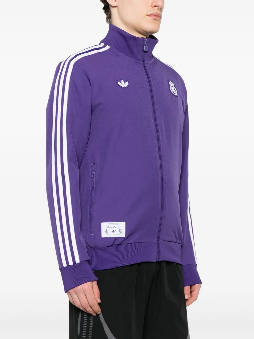 adidas x Real Madrid Terrace Icons trainingsjack Paars