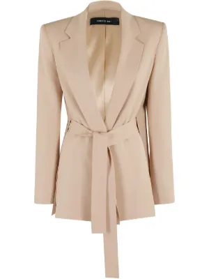 ジャケット FEDERICA TOSI WOOL BLEND OVERSHIRT WITH LEOPARD PRINT Federica Tosi Jackets for Women - Shop on FARFETCH