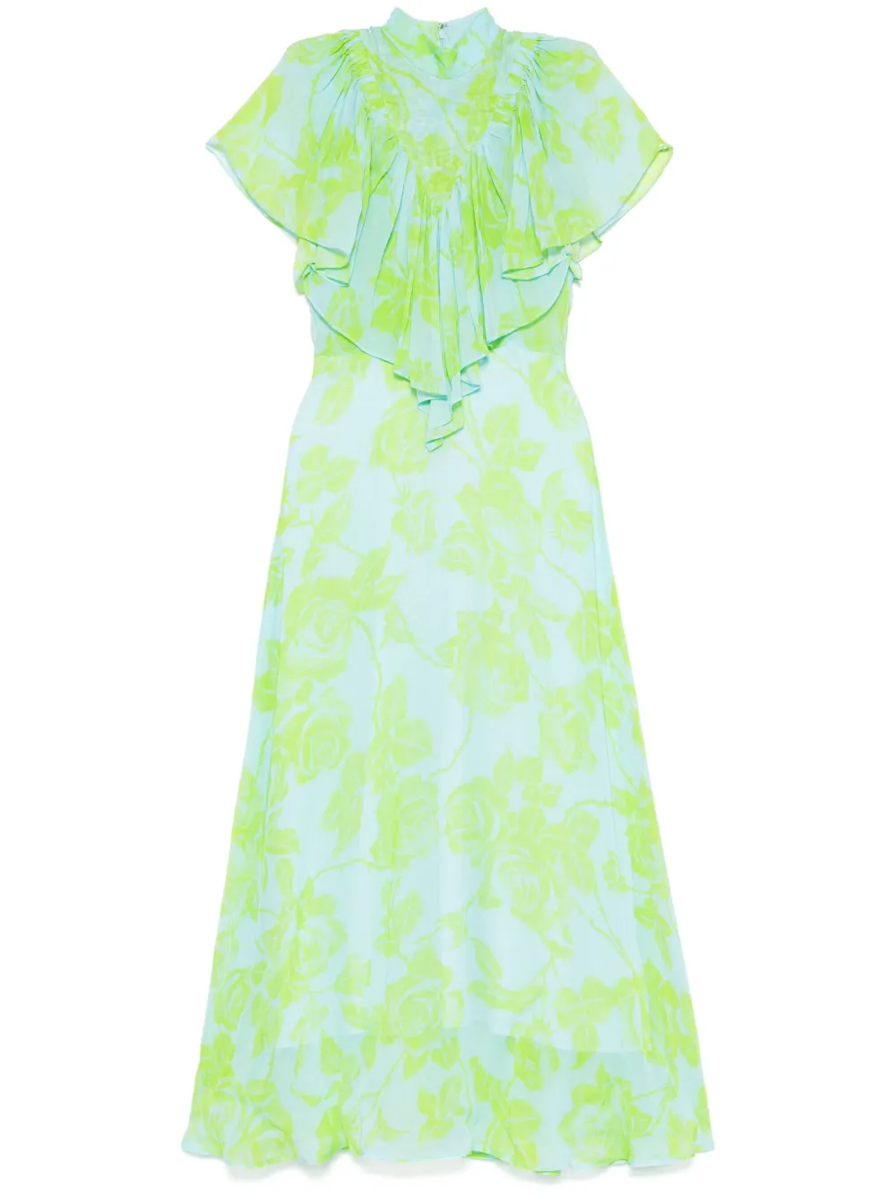 Essentiel Antwerp Honolulu midi-jurk Blauw