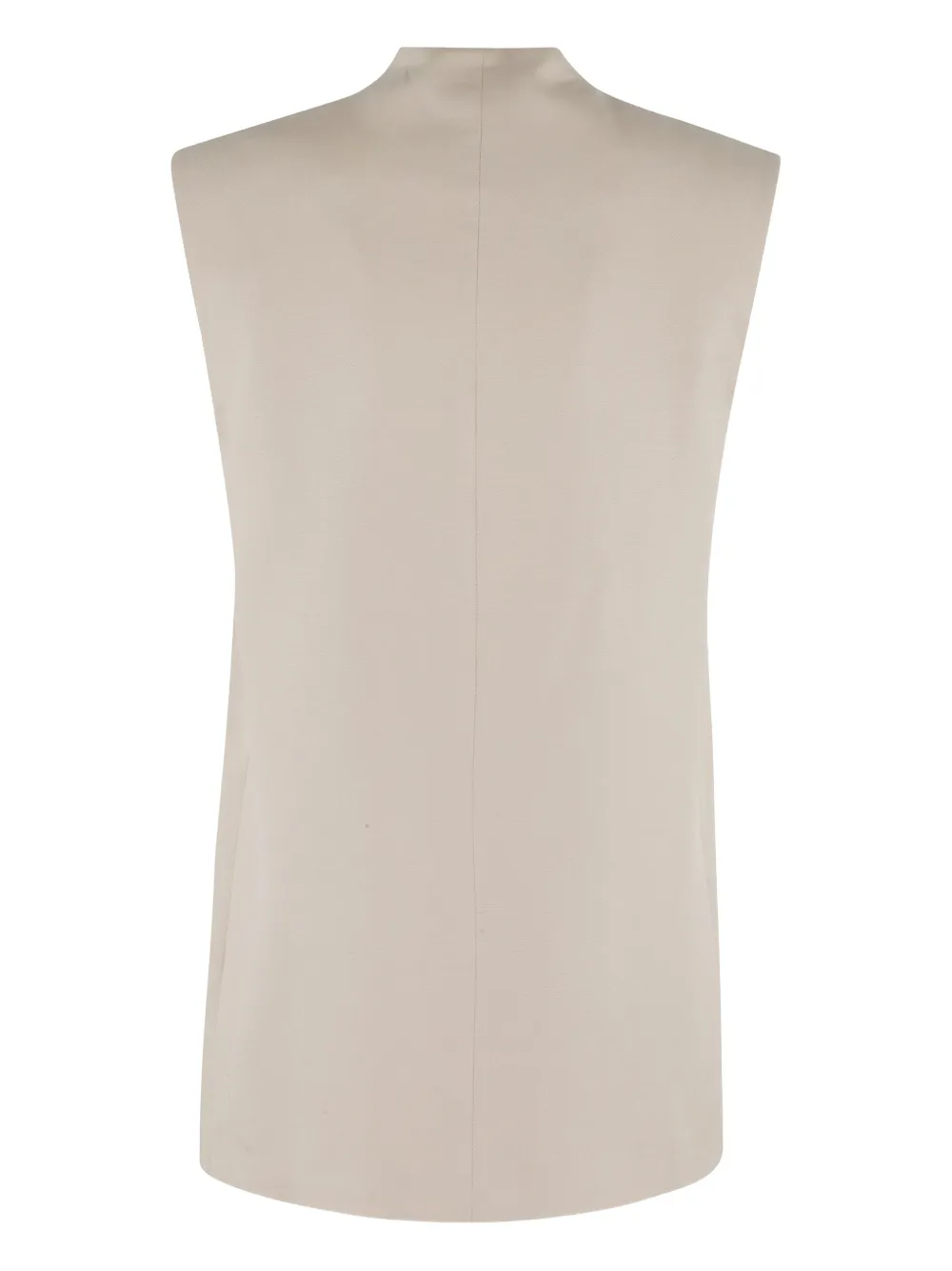Federica Tosi v-neck gilet - Beige