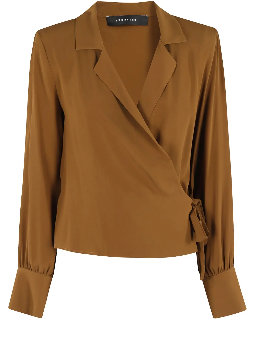 Federica Tosi Cropped blouse Bruin