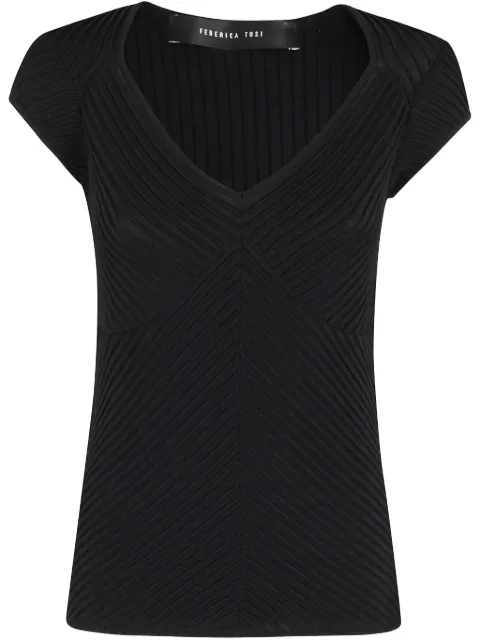 Federica Tosi ribbed T-shirt