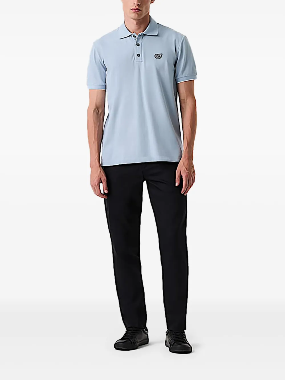 Alphatauri Poloshirt met logoprint - Blauw